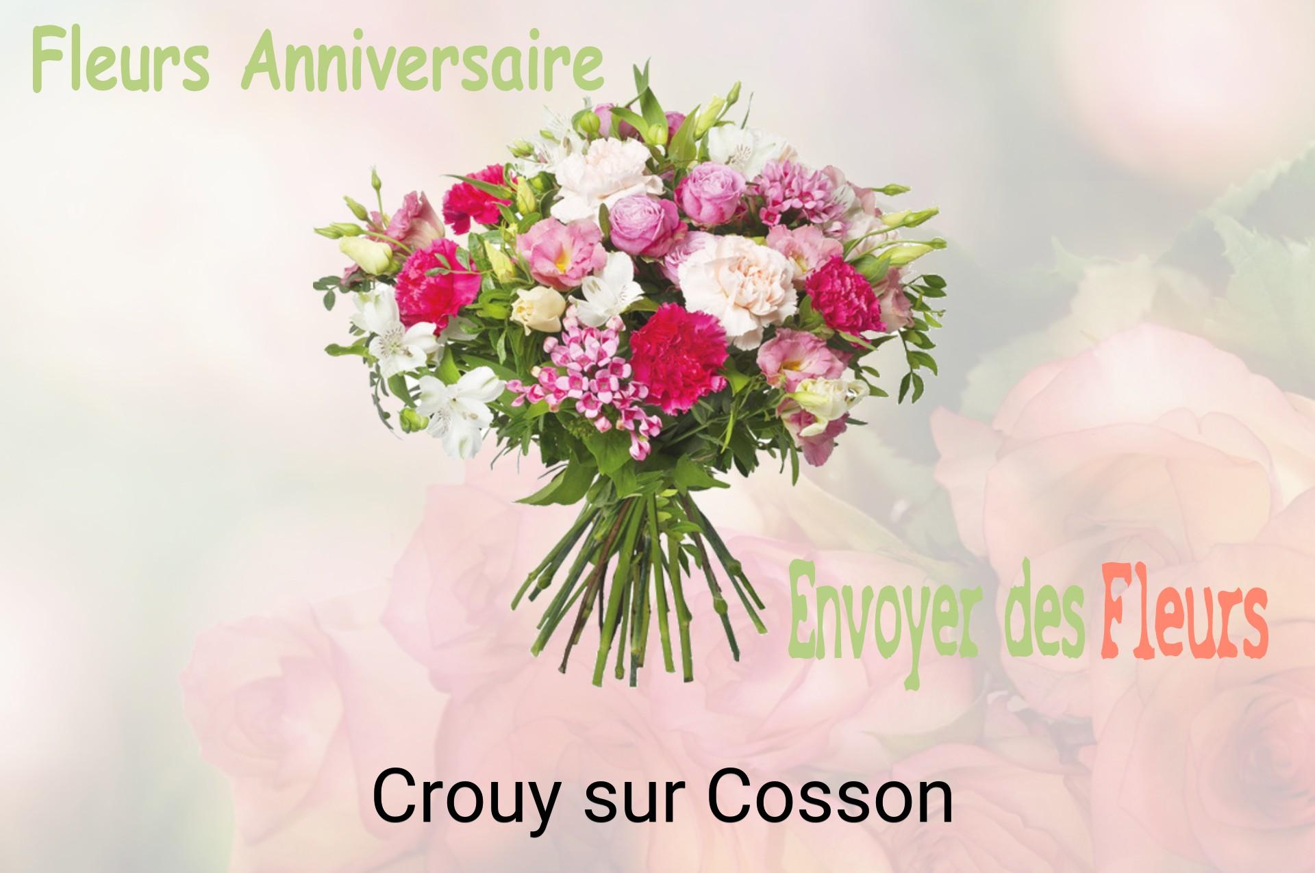 Bouquet de fleurs d’anniversaire livré à Crouy-sur-Cosson
